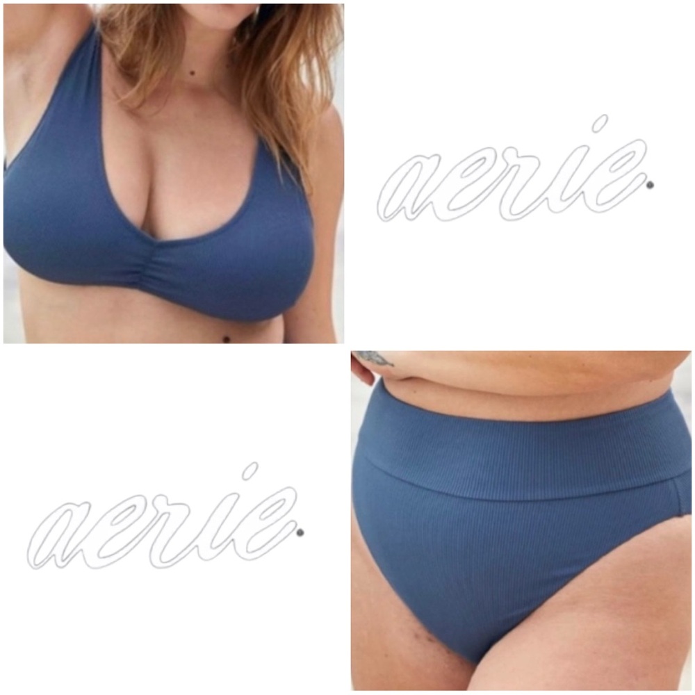 Aerie Ribbed Bikini Set - Picture 2 of 2